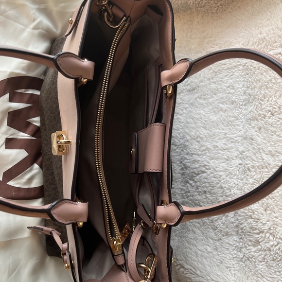 Michael Kors Women's Gramercy Large Satchel Convertible Crossbody Bag Handbag - Picture 6 of 9